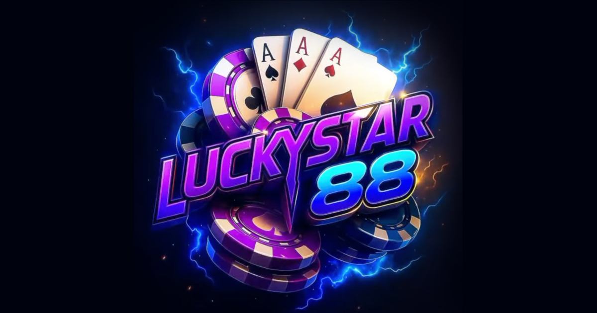 Main visual of LuckyStar88 showing GCash payouts and mobile-friendly gaming platform